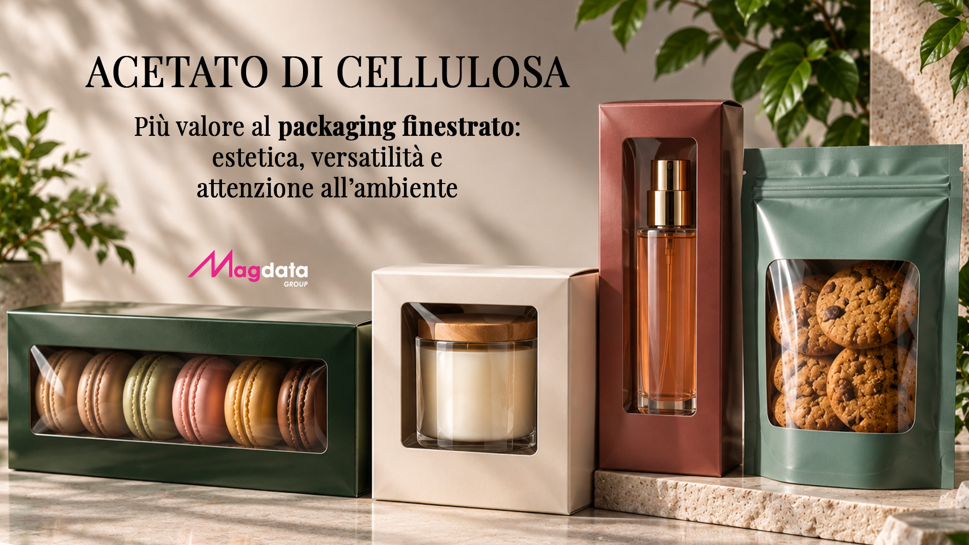 Acetato di cellulosa: più valore al packaging finestrato